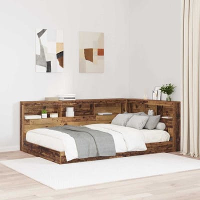 vidaXL Opberghoofdbord Oud Hout 207,5 x 137,5 x 76,5 cm Bewerkt hout