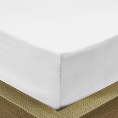 Beau Maison Hoeslaken Wit 140x200 + 30cm