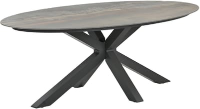 Garden Impressions Scotland Tuintafel Rome Bronze - 230x115 cm