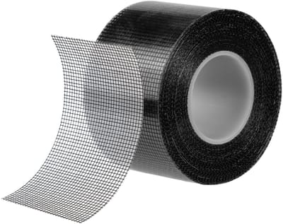 Dailygoods- Vliegengaas Reparatietape 50 mm - Glasvezel - Zelfklevend - Duurzaam - 10 meter - Ideaal voor Insectenbescherming