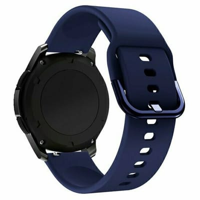 By Qubix - Siliconen sportband - Donkerblauw - geschikt voor Huawei Watch 5 - 46mm