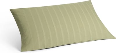 Yumeko kussensloop seersucker katoen willow groen 40x80 - Biologisch & ecologisch - 1 stuk