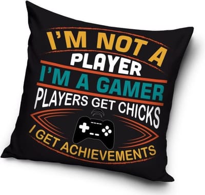 I'm a Gamer - Sierkussen Kussen 40 x 40 cm (inclusief vulling en met ritssluiting)