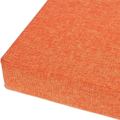 Bankkussen - Zitkussen Tuinstoel - Comfortabel Zitten - Hoge Dichtheid Spons - 110 x 45 x 8 cm - Oranje