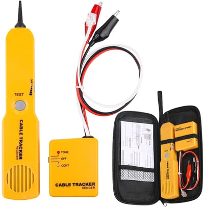 Ynkkvre - circuit tester set - draadzoeker en toon generator - netwerkkabel tester RJ-11 - voor het opsporen en lokaliseren van draden en kabels - continuïteitstest