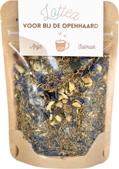 Lottea Voor Bij de Openhaard thee 60 gram Stazak - verse thee, kruidenthee, thee cadeau, thee geschenk, thee cadeautje, winterthee