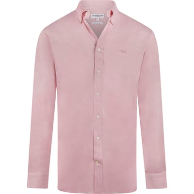 McGregor Stretch Pique Shirt Light Pink Size: L | Casual Shirts Outlet | Heren | Roze