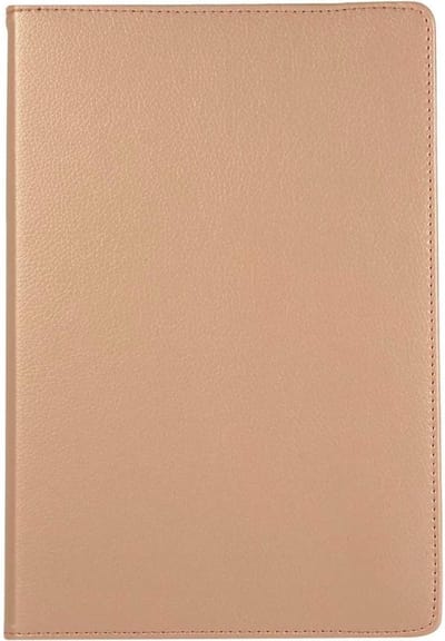 LuxeBass Hoesje geschikt voor Samsung Galaxy Tab S7+/ S7 Plus 12.4 inch 2020 Draaibaar Hoesje - Goud