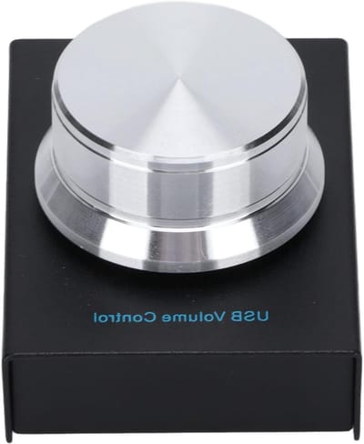 USB Volume Control - Volume Regelaar - Muziek Bedienen - Volledig Metalen Behuizing - 13 x 10 x 5 cm