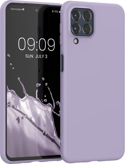 kwmobile telefoonhoesje geschikt voor Samsung Galaxy M53 5G - Hoesje voor smartphone - Back cover in lavendel