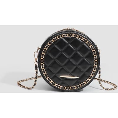 Textuur Mini Tas Dames Zomer Tas met Modieuze Crossbody Rode Envelop Diamantruit Ketting Modieuze Kleine Ronde Tas