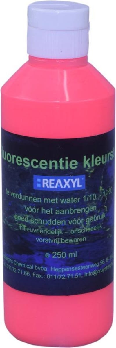 Reaxyl Fluorescentie kleurstof voor lekdetectie 250 ml, rood