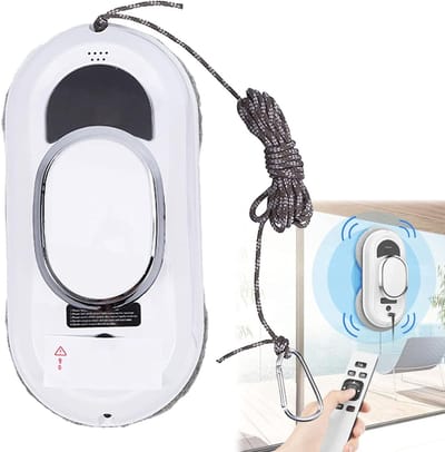 Raamreinigingsrobot - Glasreiniger - Automatisch Schoonmaken - Intelligente Randdetectie - 29.5 cm - Wit