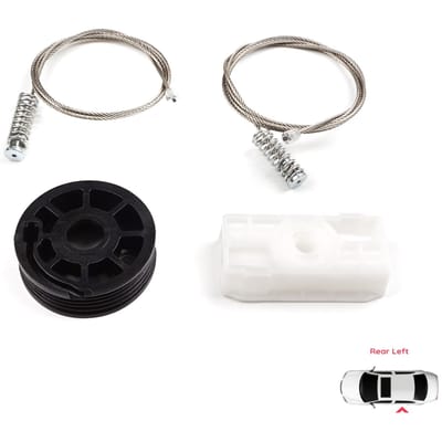 BWR1010 Elektrische Raammechanisme Reparatieset Achterste Kwart Links voor Jaguar XK8 XKR X100 1997-2006 Coupé Cabriolet C2N3914