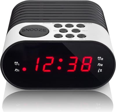 Lexium Wekkerradio Op Netstroom - Klokradio - Wekkerradio - Klokradio Met Wekker - Wekkerradio Dab - Wekker Dab Radio