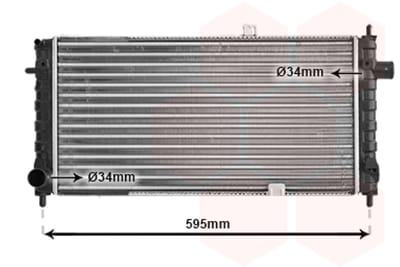 Van Wezel - RADIATOR VOOR OPEL CORSA A 1982-1993 1302015