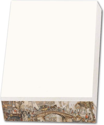 Memo blocnote: Stadsgezicht, Anton Pieck
