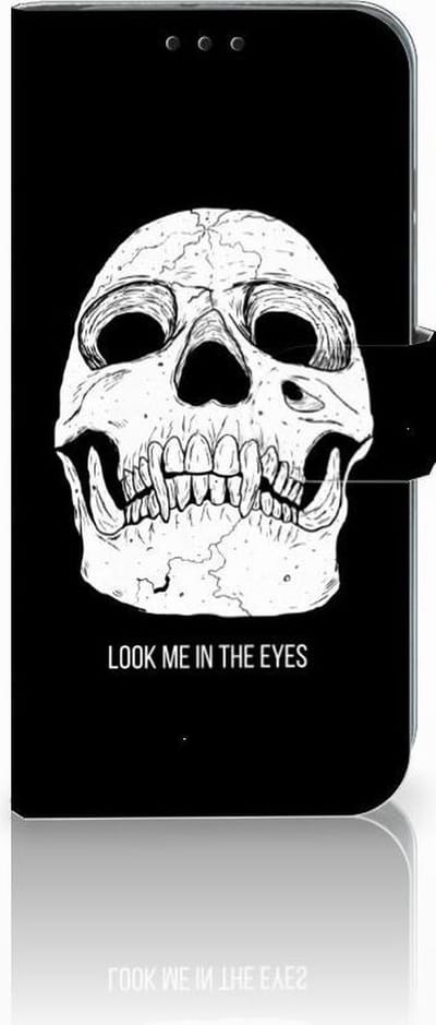 Telefoonhoesje met Naam Honor 10 Lite Skull Eyes