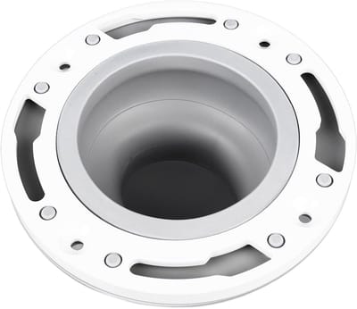 Universele Toilet Flens Vervanging van Silicone en ABS voor Toilet Reparatie en Installatie, Geschikt voor 3in, 4in en 5in Afvoerbuizen