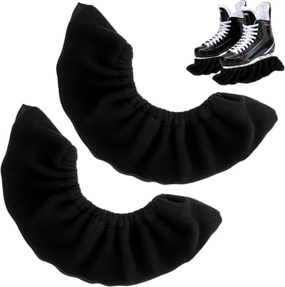 Schaatsbeschermers - Schaats Covers - Bescherming Schaatsen - Universele Pasvorm - 24cm - Zwart