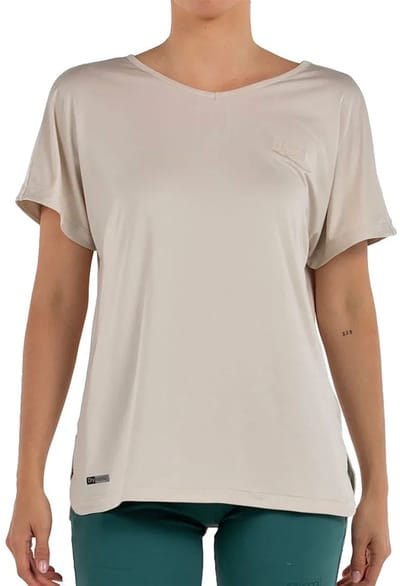 +8000 Tilan T-shirt Met Korte Mouwen Beige S Vrouw