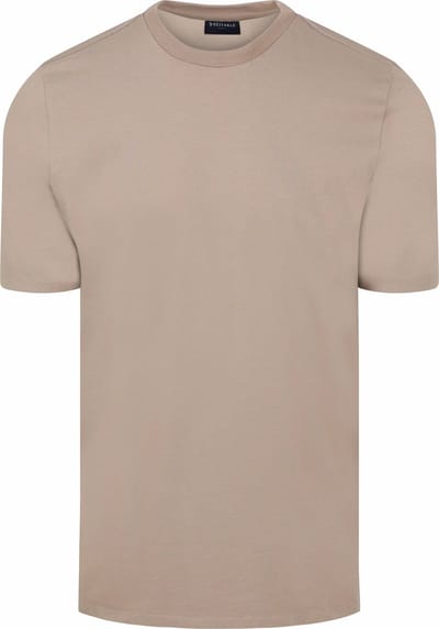 Suitable Respect T-shirt Tim Taupe - Maat XL - Heren - Casual T-shirts