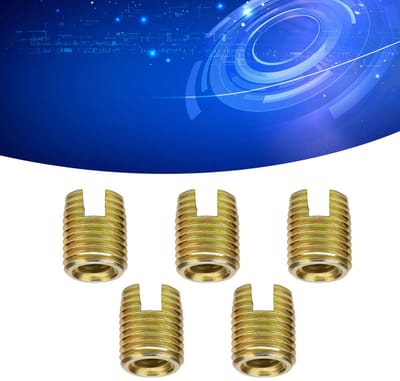 Dailygoods- Schroefdraad Inzetstukken 20 Stuks - Koolstofstaal - Reparatieset - Trillingsbestendig - M3/M5/M6/M8/M10/M12 - Duurzaam Gebruik - Schroefinzetstukken