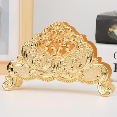 Keukenrolhouder Metalen Servet Tissue Opbergrek Tafeldecoratie Voor Restaurant Hotel Cafe Gold