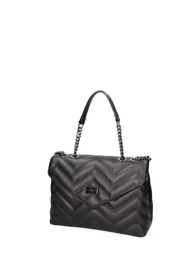 John Richmond schoudertas Vrouwen BLACK AND GOLD