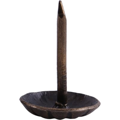100 pièces Clous d'ameublement vintage Étiquettes en métal bronze Meubles Canapé Chaussure Porte Punaise Décorative 11*16mm