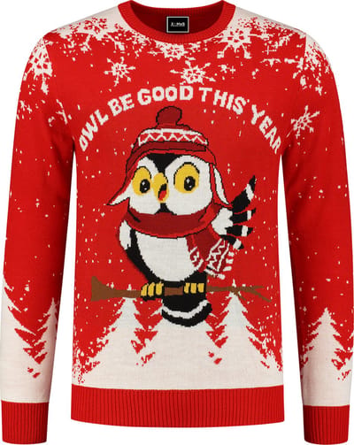 Foute Kersttrui Dames & Heren - Owl Be Good This Year - Kerstcadeau Volwassenen - Dames en Heren - Maat XXL
