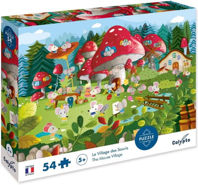 Woud Dieren Puzzel 54 Stukken met Fluweelzachte Afwerking - Extra Grote Stukken voor Kinderen vanaf 5 Jaar