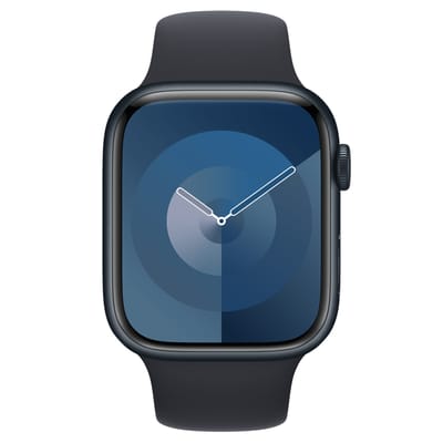 Sport Band voor de Apple Watch | 44/45/46/49 mm - Maat L/XL - Midnight
