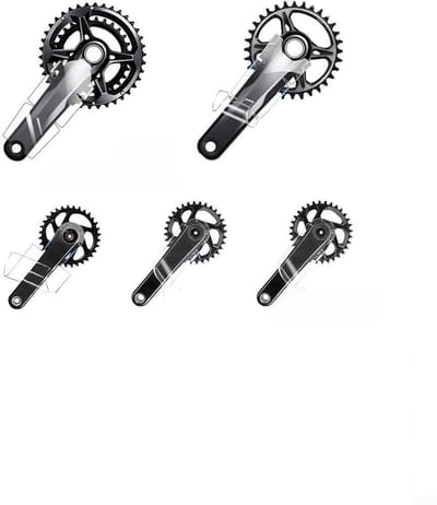 Dailygoods- Fiets-crank Anti-botsingsstickers - Set van 3 - Hoogwaardige Materialen - Transparant - Eenvoudig te Installeren - Lichtgewicht - Fietsstickers