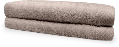 Eleganzzz Handdoeken Set - Set van 2 - Handdoek 50x100cm - 420 gr/m2 - 100% Katoen - taupe