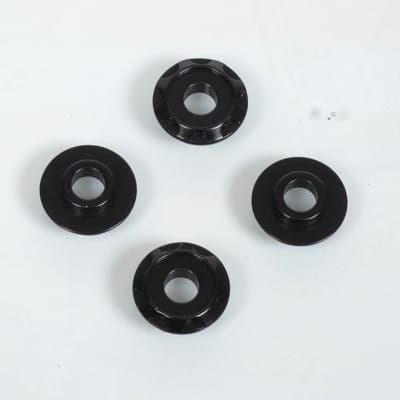Rondelle spacer aluminium DRC T11 anodisé noir pour moto cross enduro tuning racing
