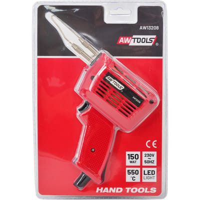 AWTOOLS AW13208 - Transformator Soldeerbout - 150W - LED Verlichting - Ergonomische Greep