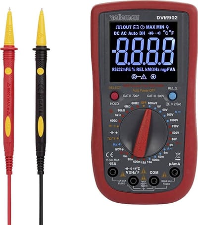 Digitale Multimeter - Meetinstrument - Elektrische Metingen - CAT IV 600V Beveiliging - 6000 Counts