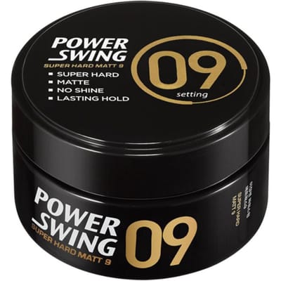 Mise En Scene Power Swing Super Hard Matte Haarwax (09) 80g (Krachtige Haarfixatie/Kort Haar UP) #80g x 2pcs