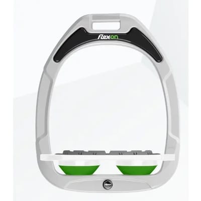 Platte Grip Beugels Wit/Wit/Groen Flex-On Green Composite