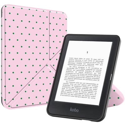 imoshion Design Vouwbare Bookcase voor de Kobo Clara Colour / BW - Happy Dots