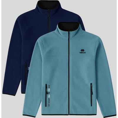 Heren Pluche Ritssluiting Sweatshirt