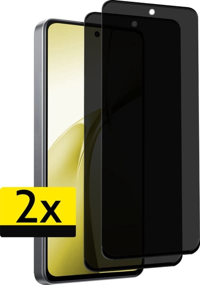 Screenprotector - Geschikt voor OnePlus Nord CE4 - 2 Stuks - Privacy Filter - Beschermglas - Gehard Glas - Tempered Glass - Screen Protector