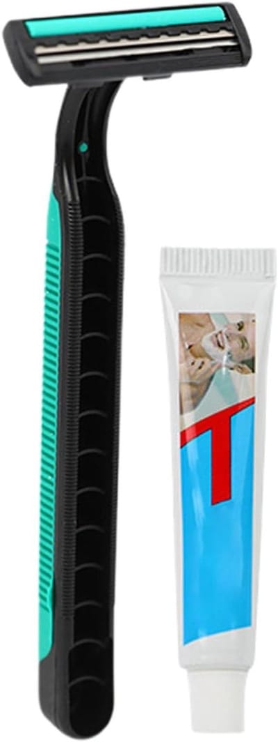 Handmatig Scheerapparaat - Gezichtsverzorger - Reizen en Onderhoud - Compact en Draagbaar - 12 x 5 x 1 cm - Zwart