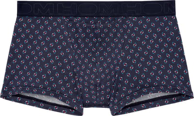HOM - Cyrus Boxer briefs H01 - Navy print - mannen - S