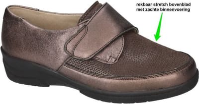 Solidus -Dames - brons - lage gesloten schoenen - maat 37.5