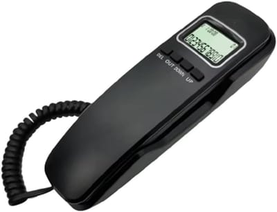Vaste Telefoon - Huistelefoon Snoertelefoon - Thuis Kantoor - Duidelijk Geluid - Compact Ontwerp - Wit