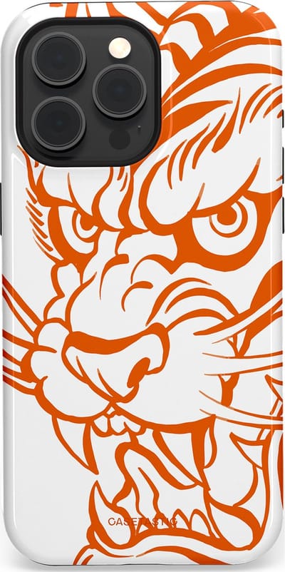 Casetastic Hoesje Geschikt voor Apple iPhone 15 Pro Max Magsafe - Stijlvolle Beschermende Duo-layer Case - Wilde lijnen