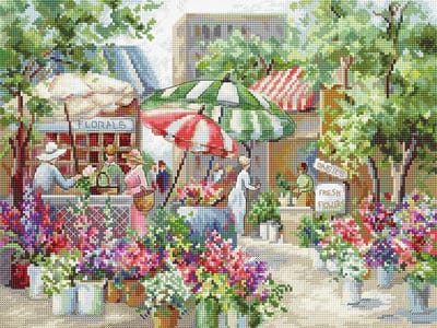 Leti Stitch Flower Market borduren (pakket) 978