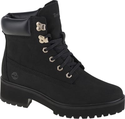 Timberland Carnaby Cool Mid Lace Up Boot Jet Black Size: 38.5 | Boots Outlet | Dames | Zwart